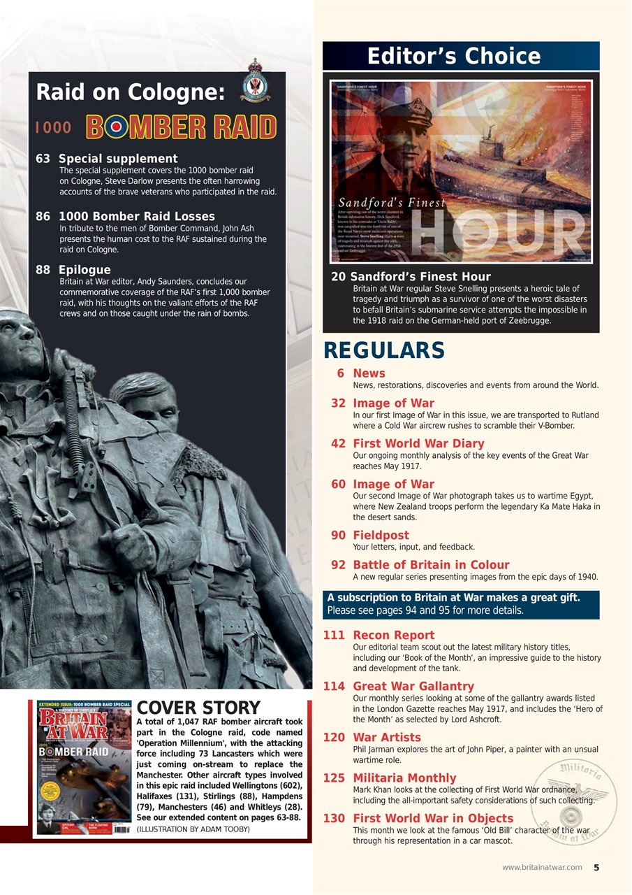 Britain at War Magazine Preview Pages