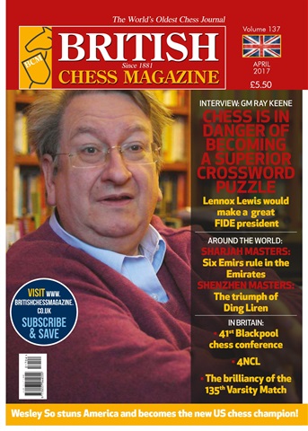 British Chess Magazine issue April 2017