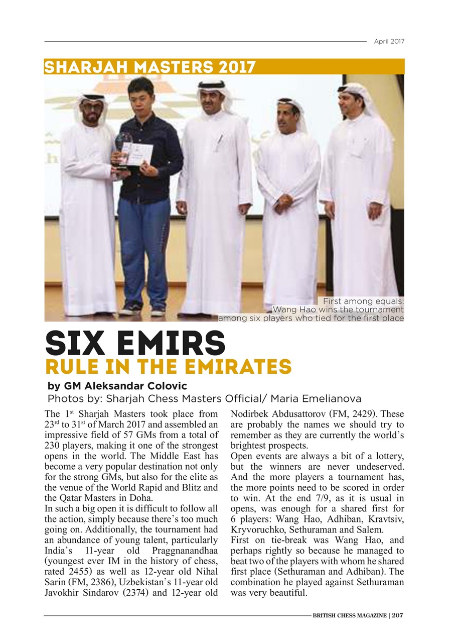 British Chess Magazine Preview Pages