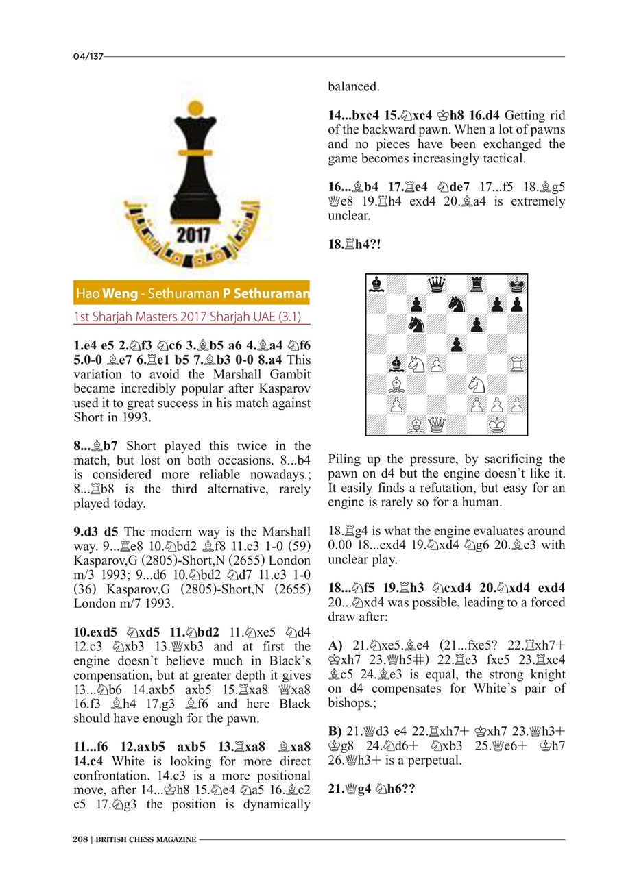 British Chess Magazine Preview Pages
