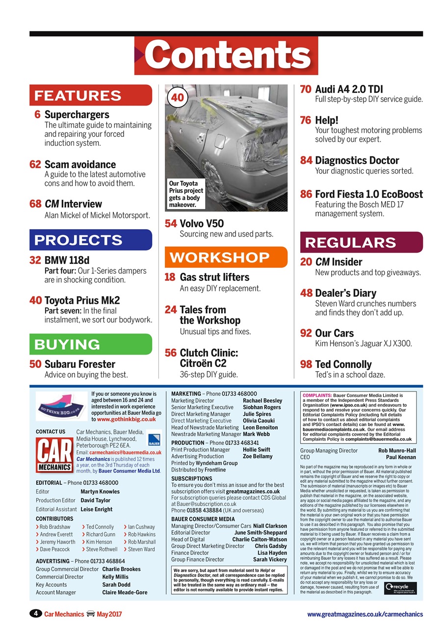 Car Mechanics Preview Pages