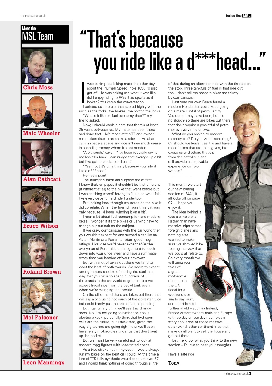 Motorcycle Sport & Leisure Preview Pages