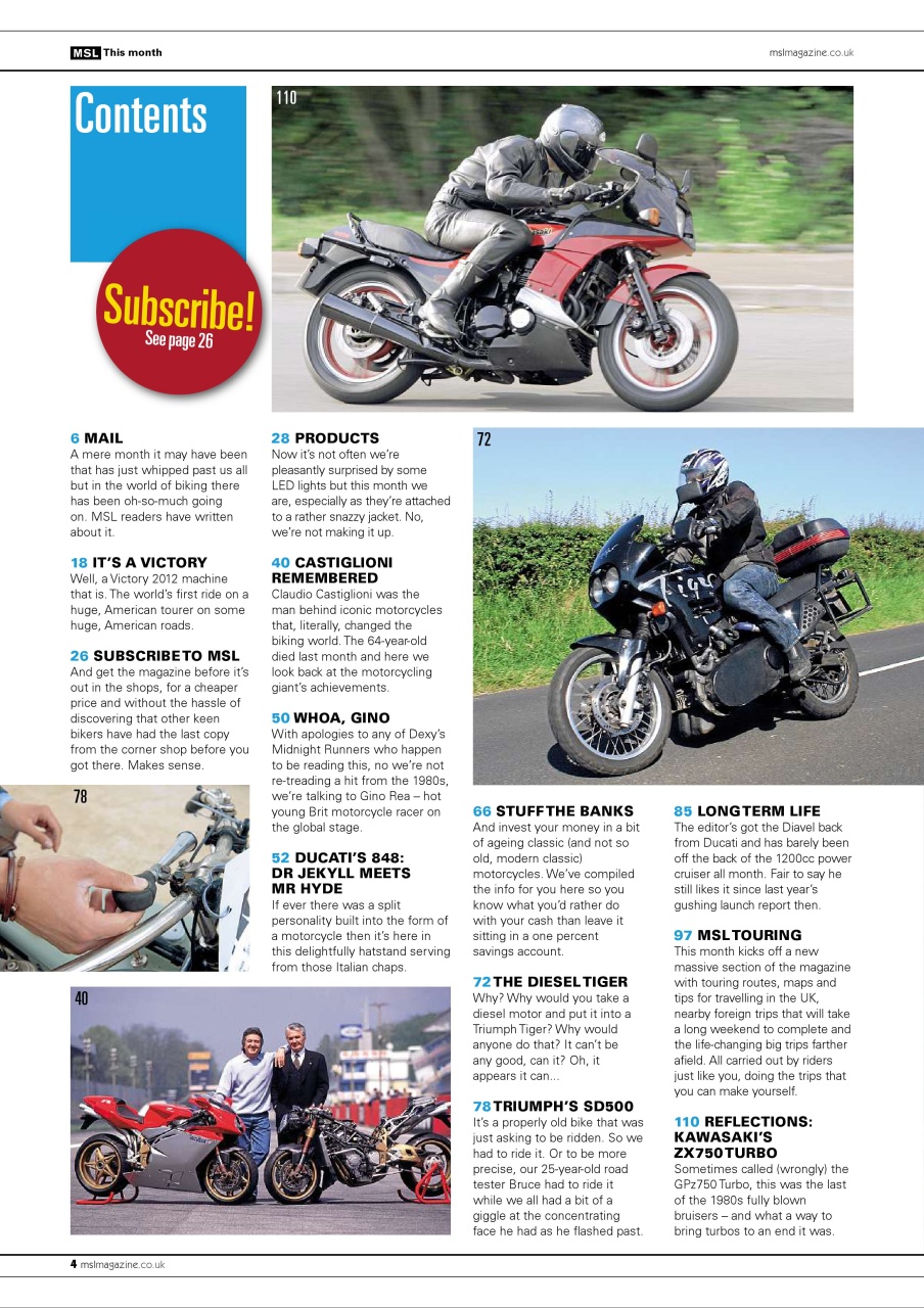 Motorcycle Sport & Leisure Preview Pages
