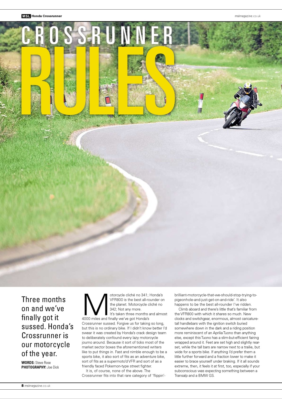 Motorcycle Sport & Leisure Preview Pages