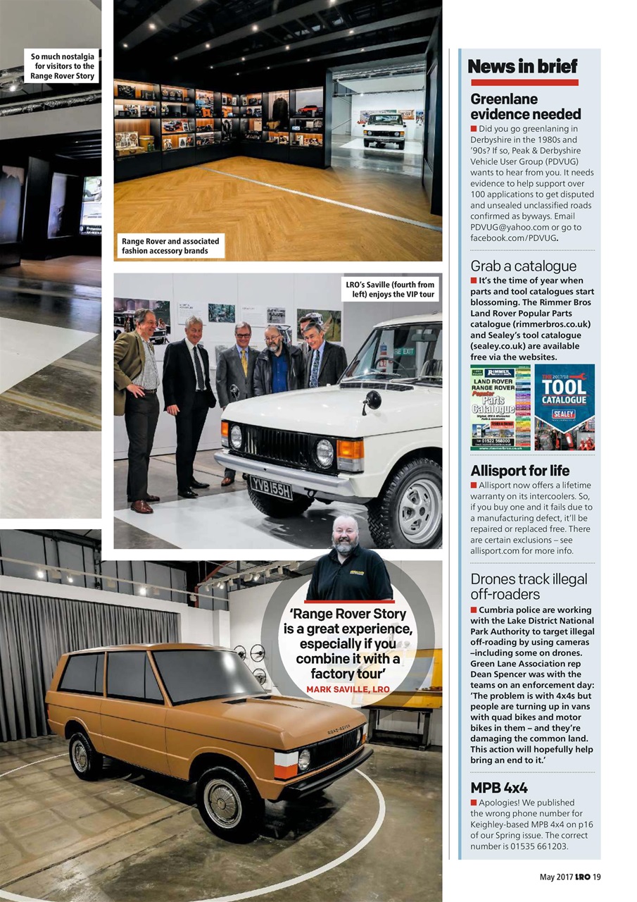 Land Rover Owner Preview Pages