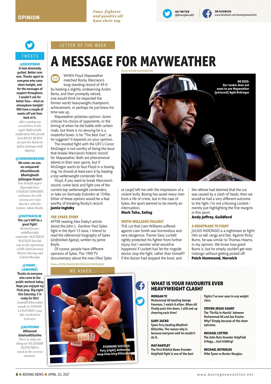 Boxing News Preview Pages