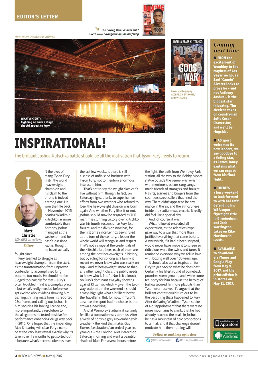 Boxing News Preview Pages