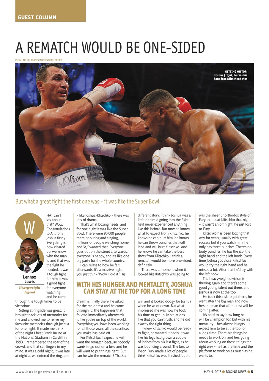 Boxing News Preview Pages