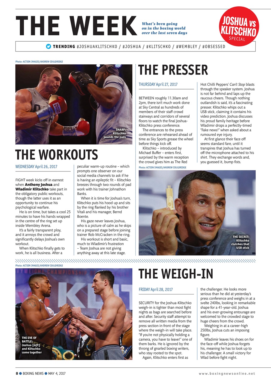 Boxing News Preview Pages