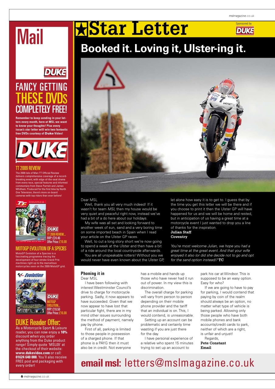 Motorcycle Sport & Leisure Preview Pages