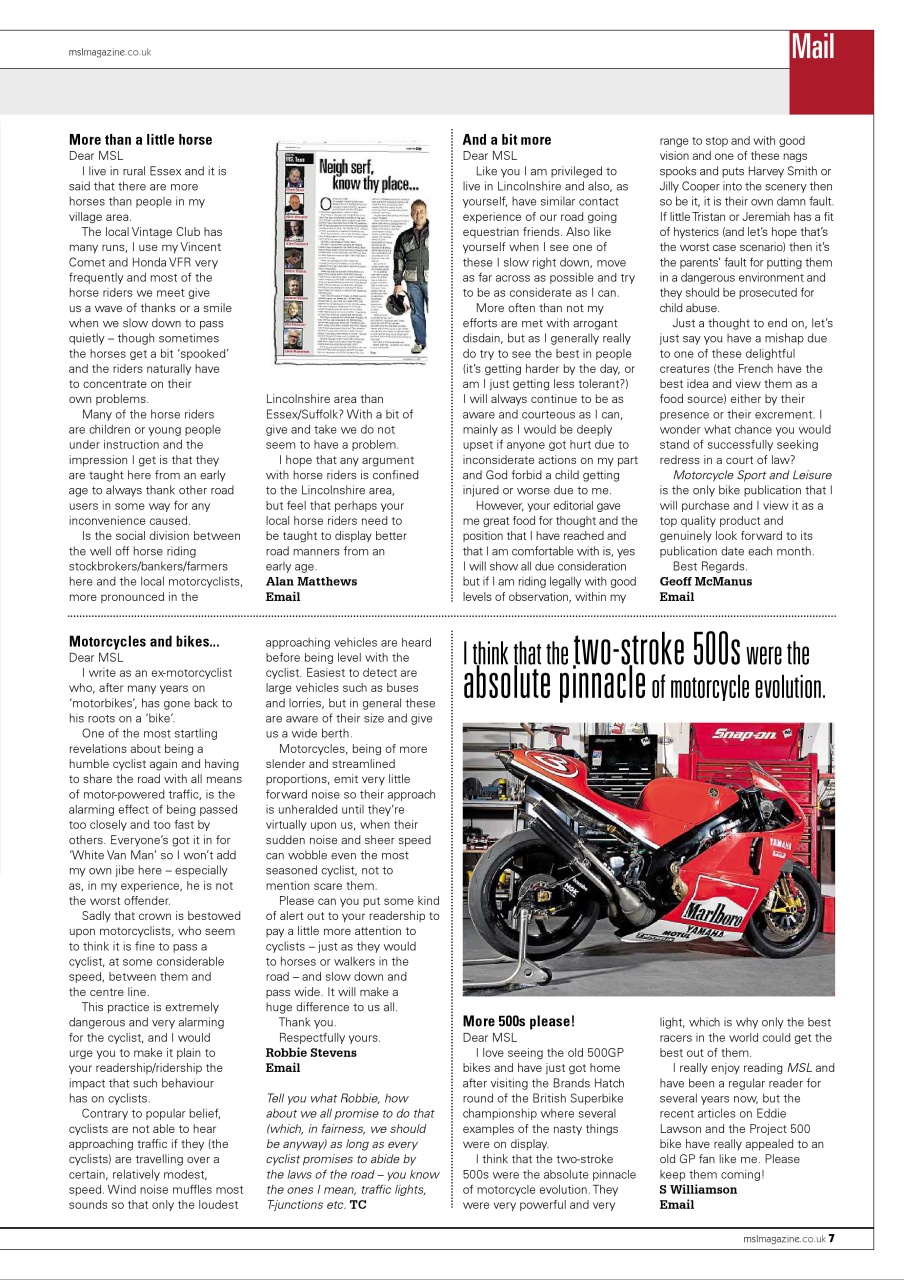 Motorcycle Sport & Leisure Preview Pages