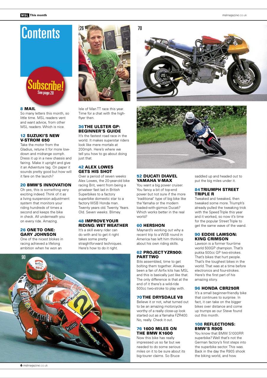 Motorcycle Sport & Leisure Preview Pages