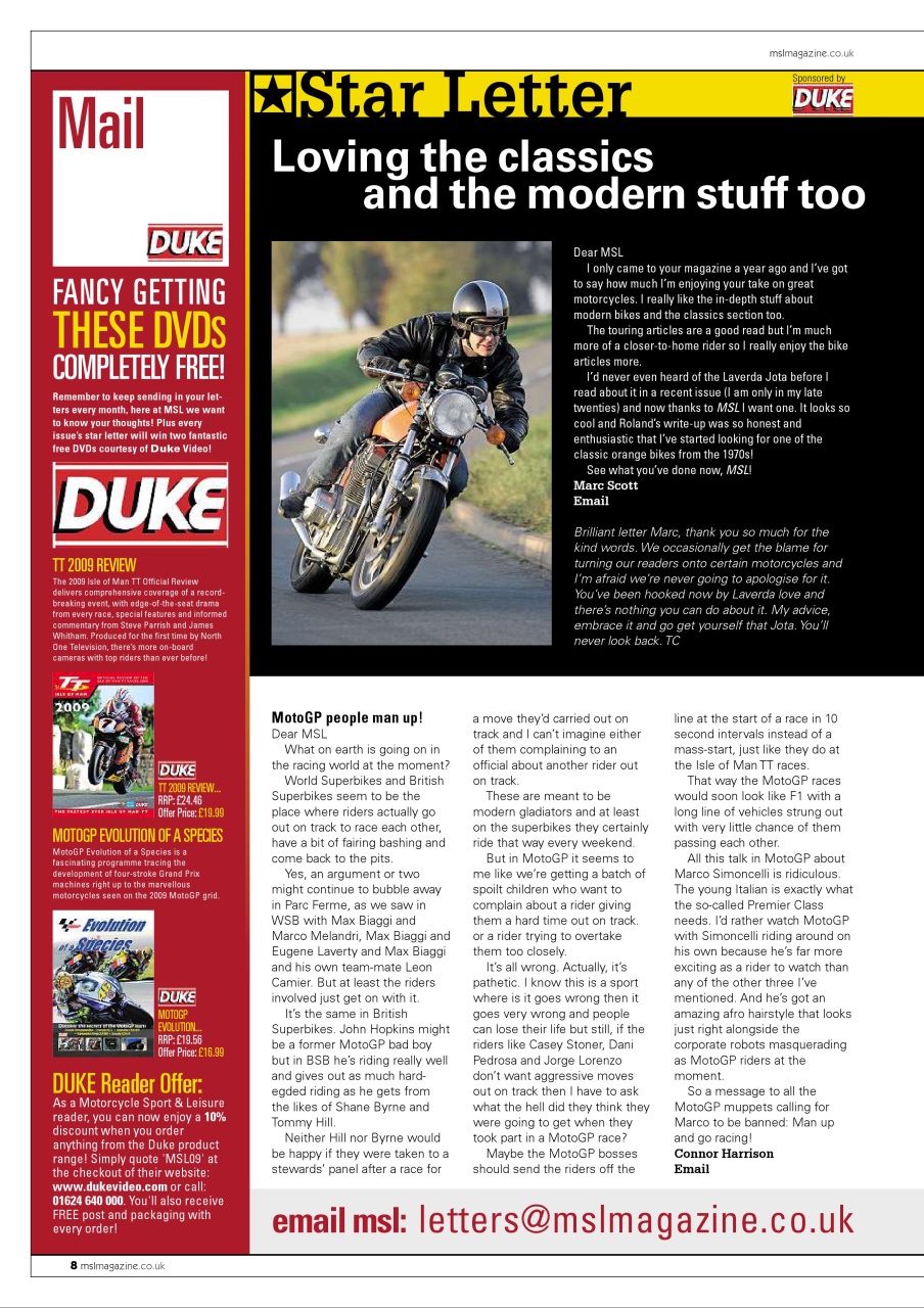Motorcycle Sport & Leisure Preview Pages