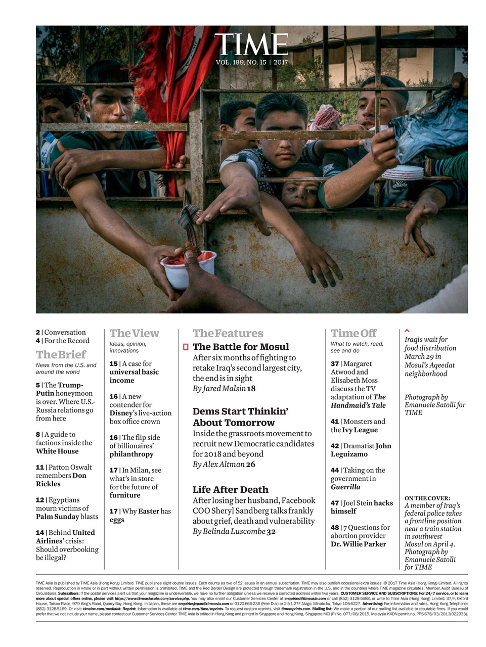 TIME Magazine Europe Preview Pages
