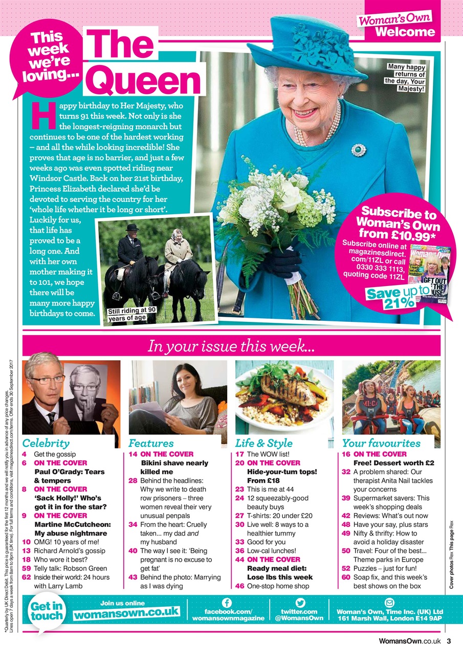 Woman's Own Preview Pages