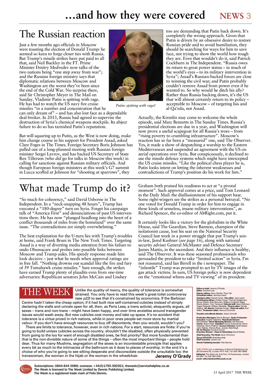 The Week Preview Pages