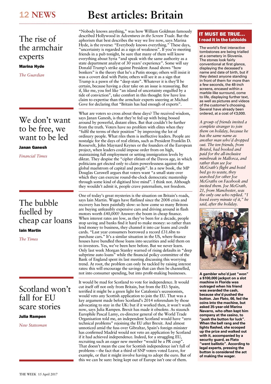 The Week Preview Pages