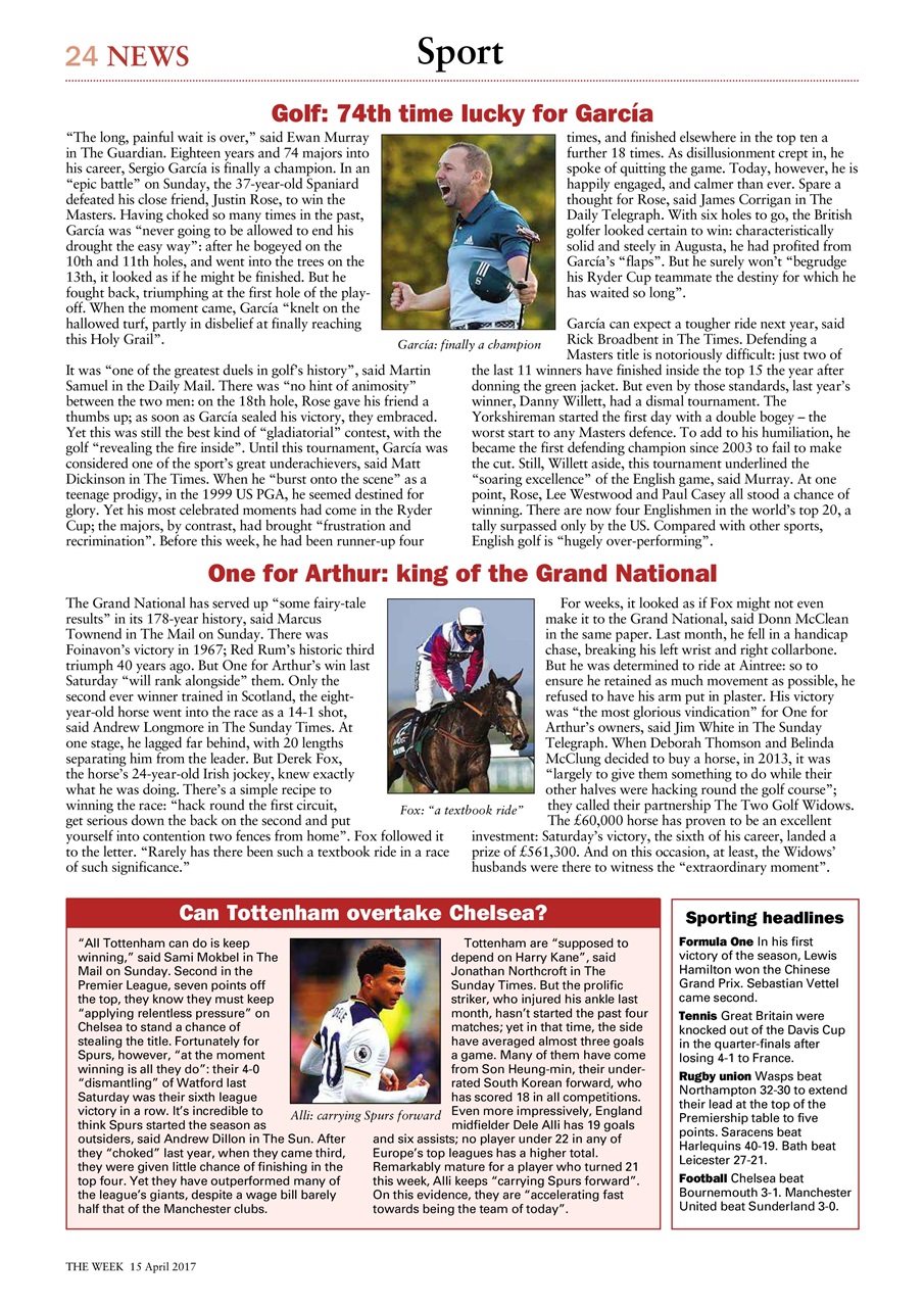 The Week Preview Pages