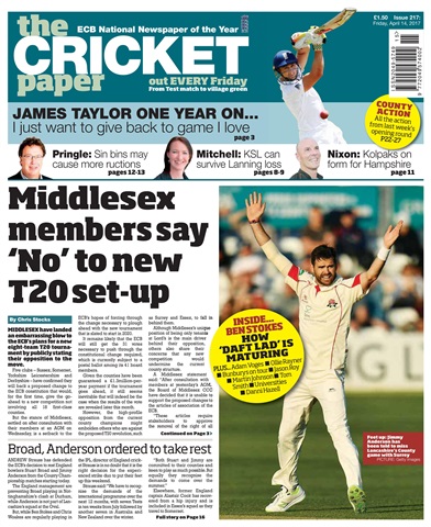 The Cricket Paper issue 14th April 2017