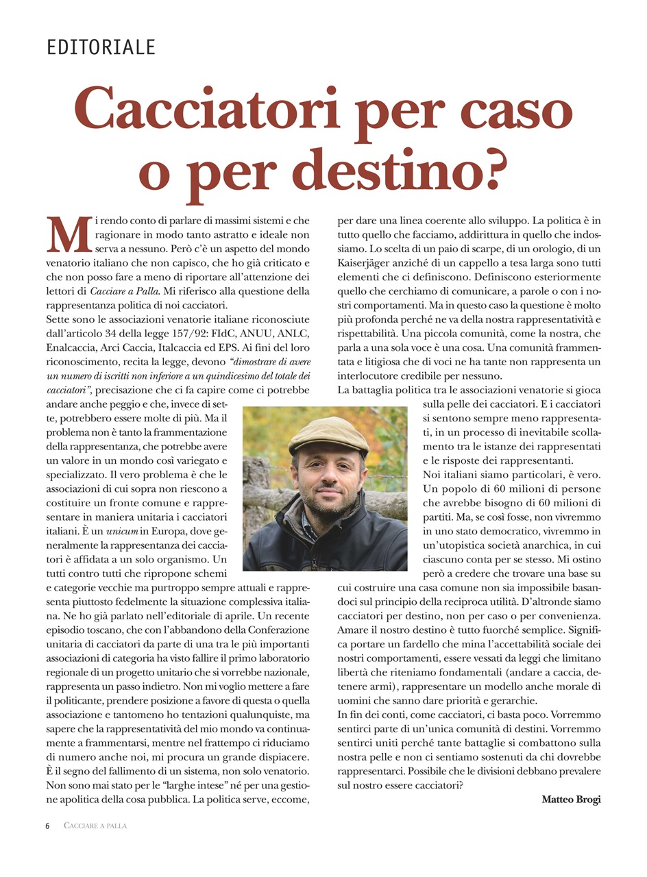 Caccia Magazine Preview Pages