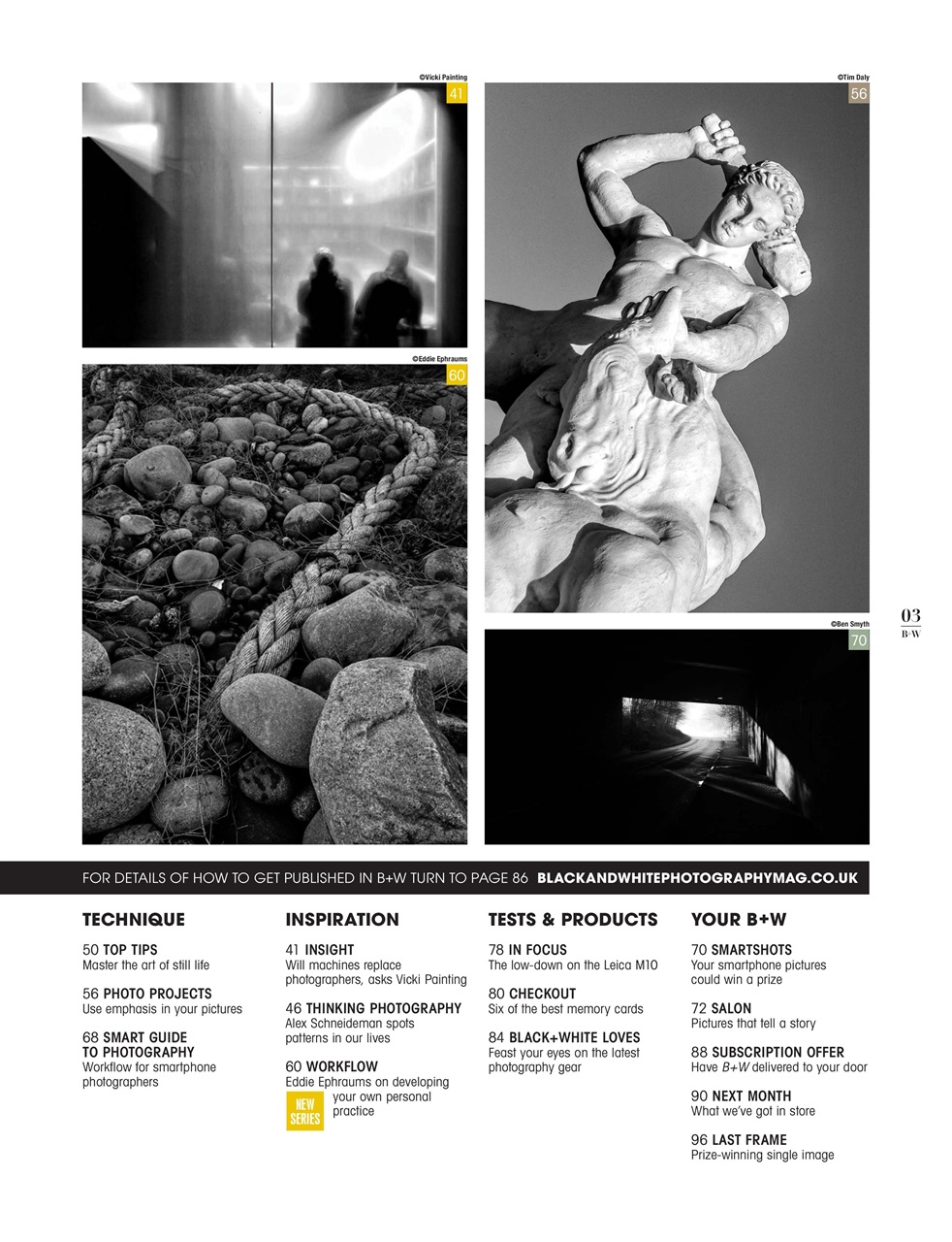 Black+White Photography Preview Pages