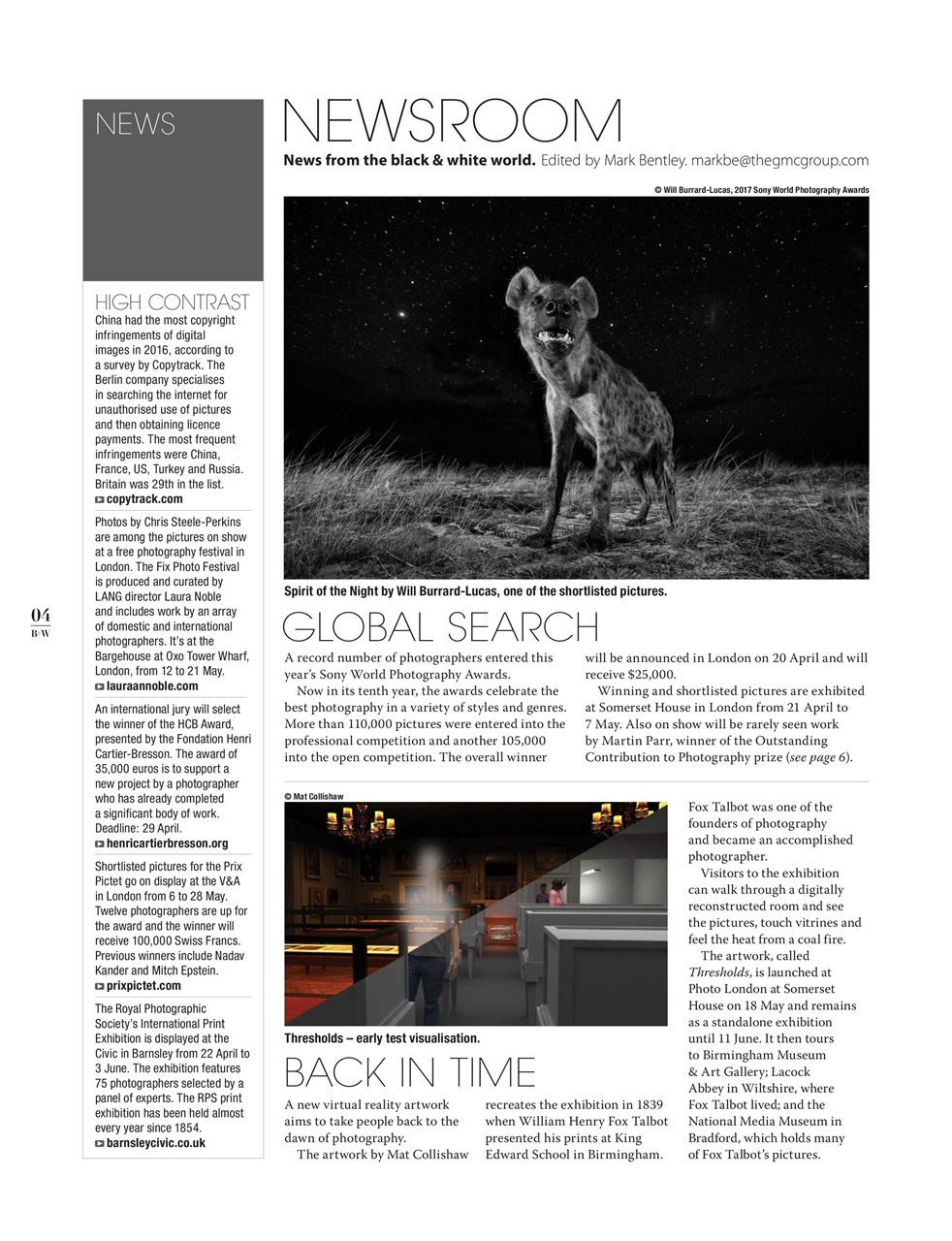 Black+White Photography Preview Pages