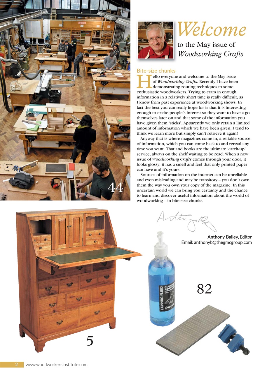 Woodworking Crafts Magazine Preview Pages