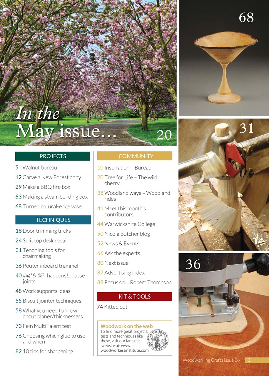 Woodworking Crafts Magazine Preview Pages