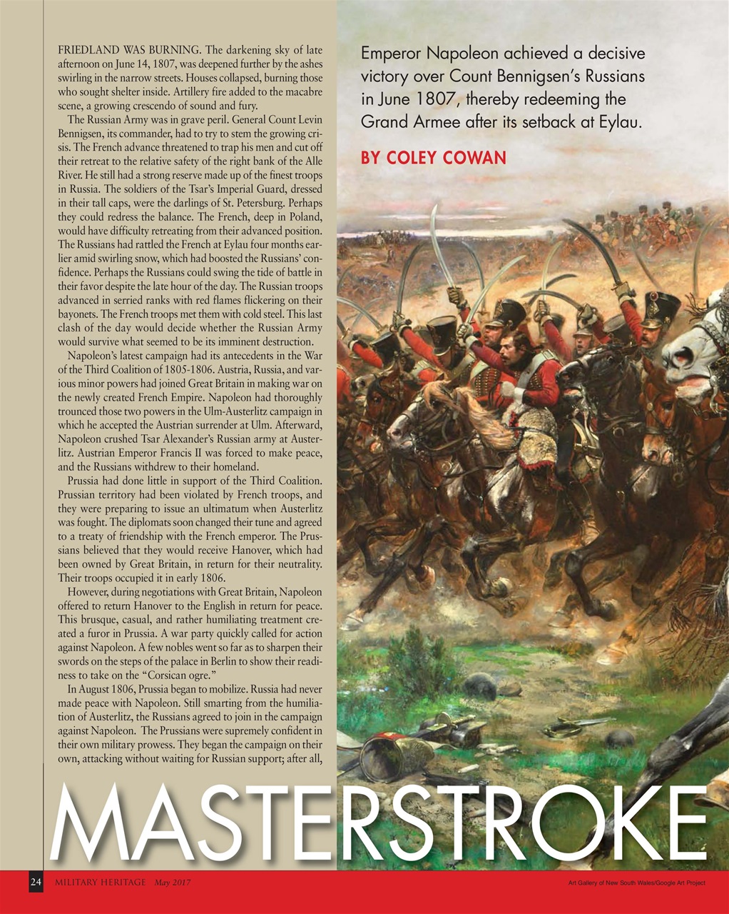 Military Heritage Preview Pages