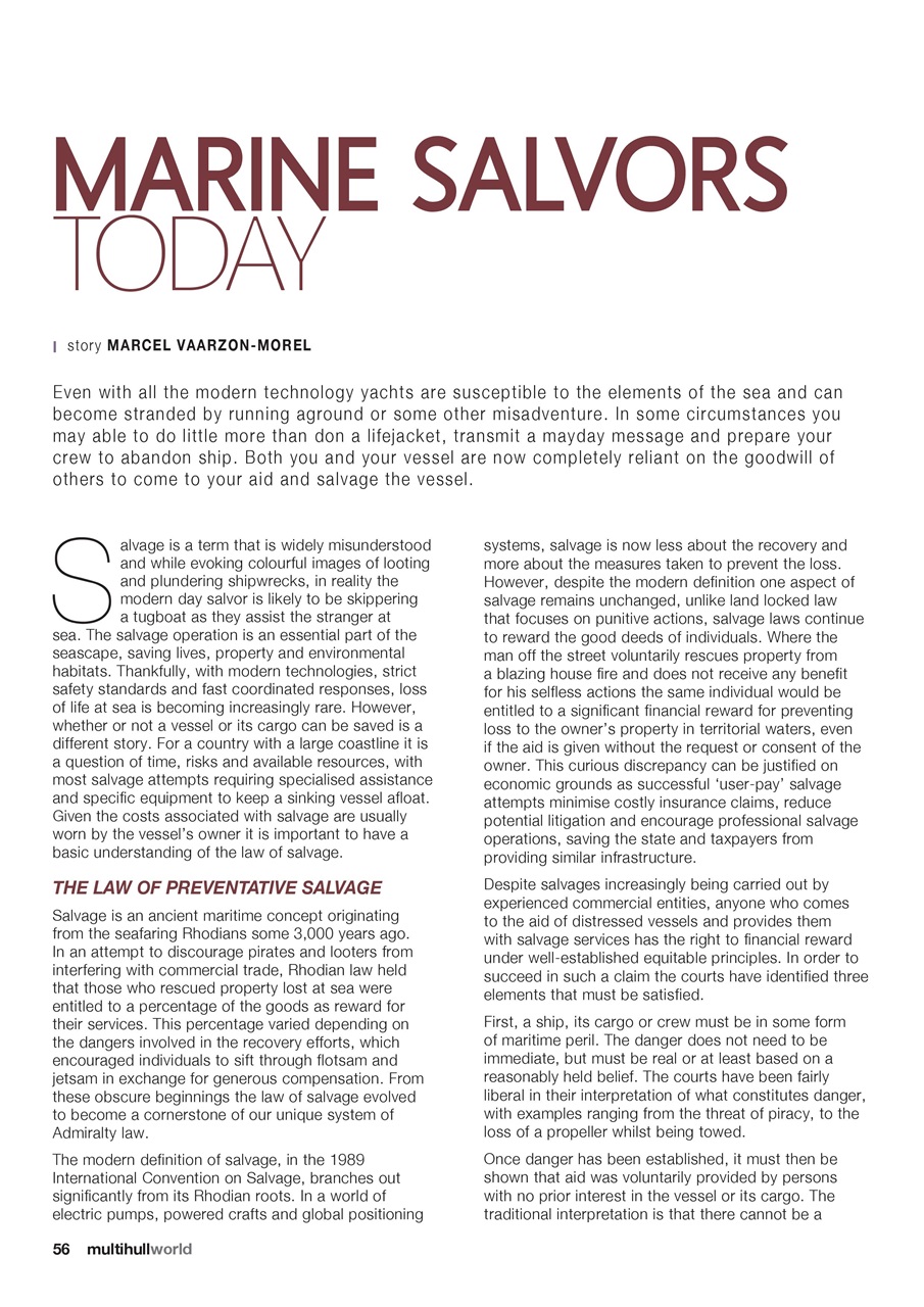 Multihull World Preview Pages