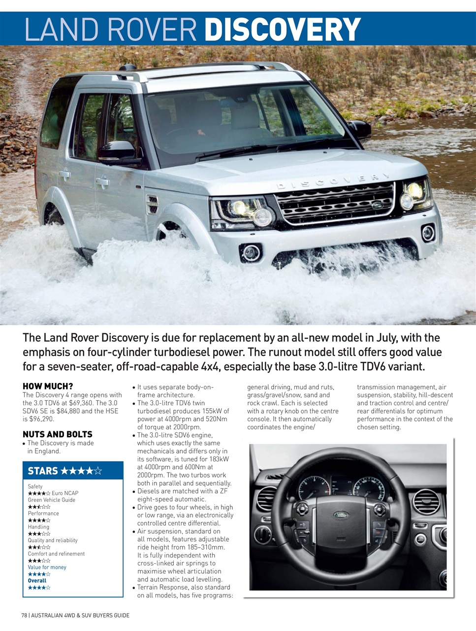Australian 4WD and SUV Buyers Guide Preview Pages