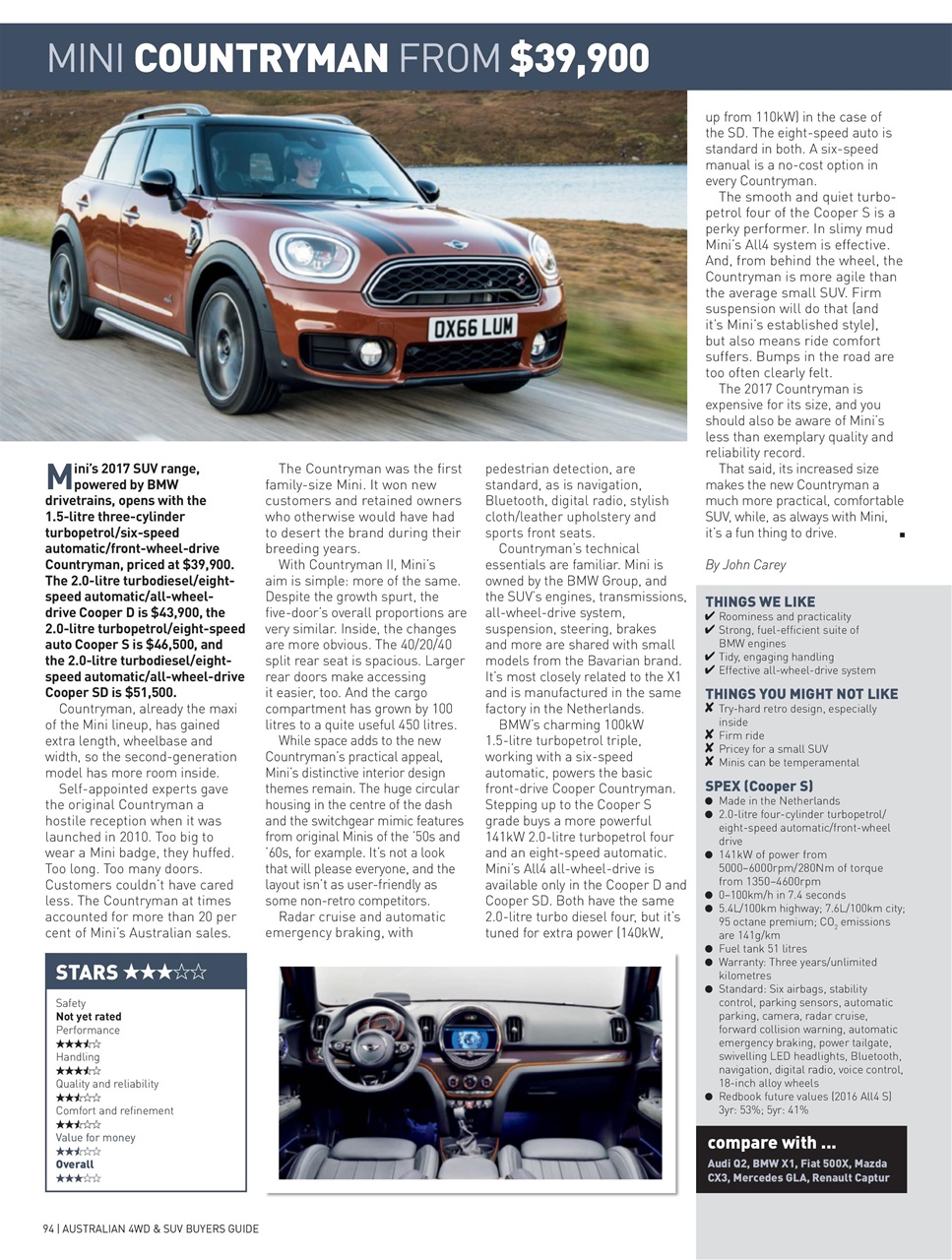 Australian 4WD and SUV Buyers Guide Preview Pages