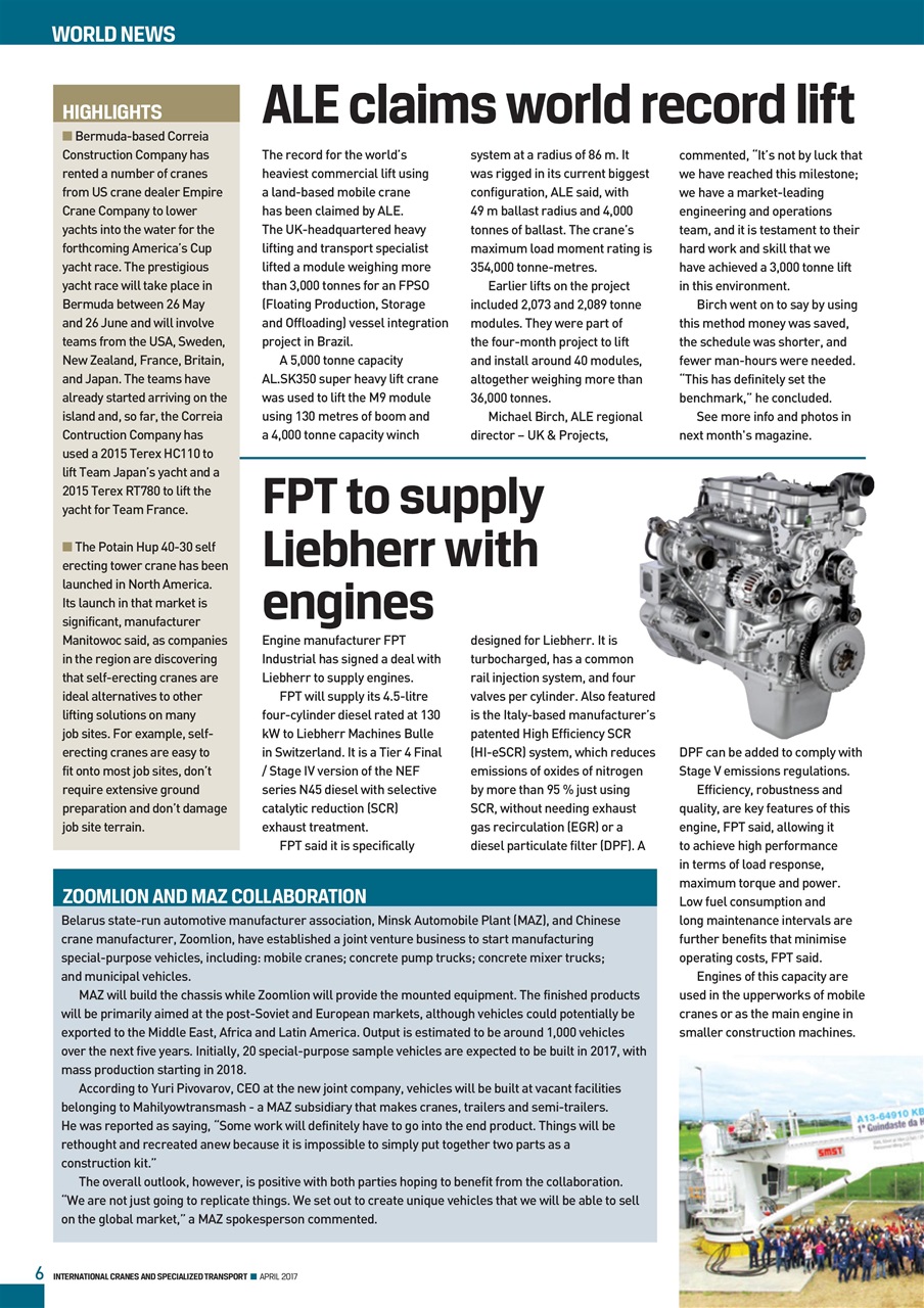 Int. Cranes and Specialized Transp Preview Pages