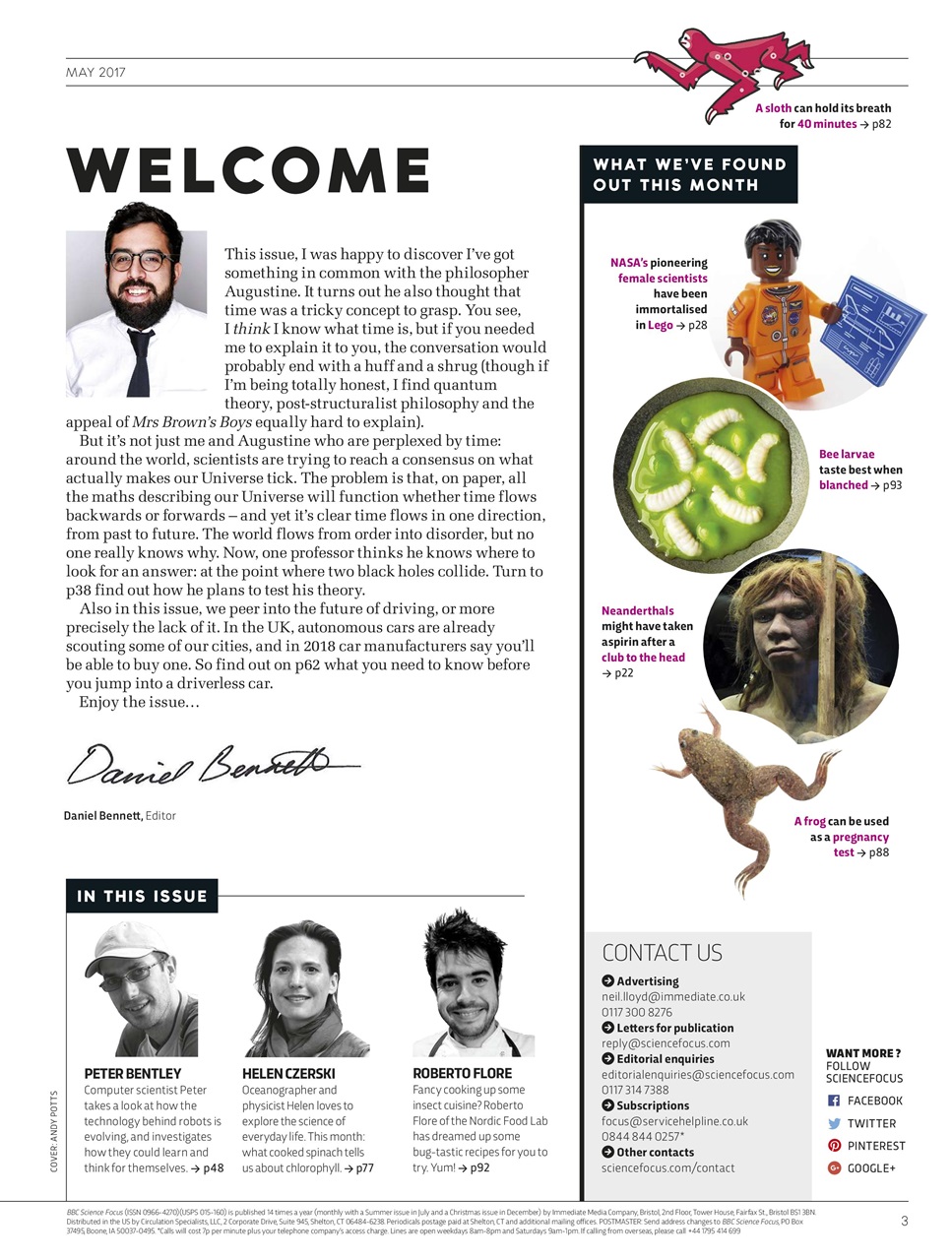 BBC Science Focus Magazine Preview Pages
