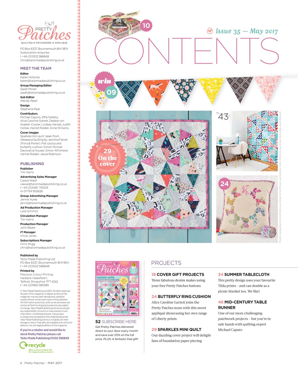 Pretty Patches Magazine Preview Pages