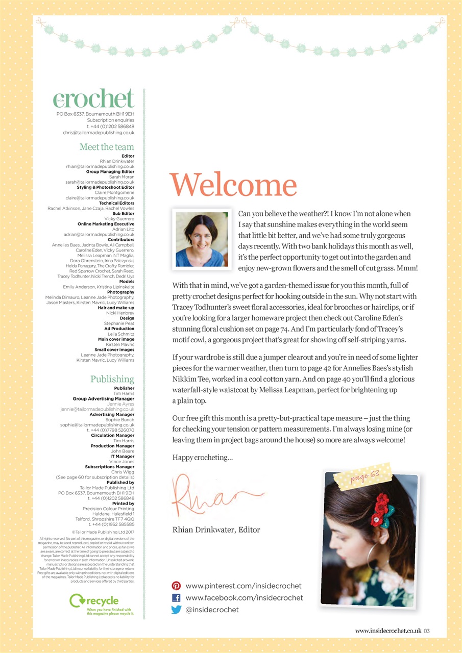 Inside Crochet Preview Pages