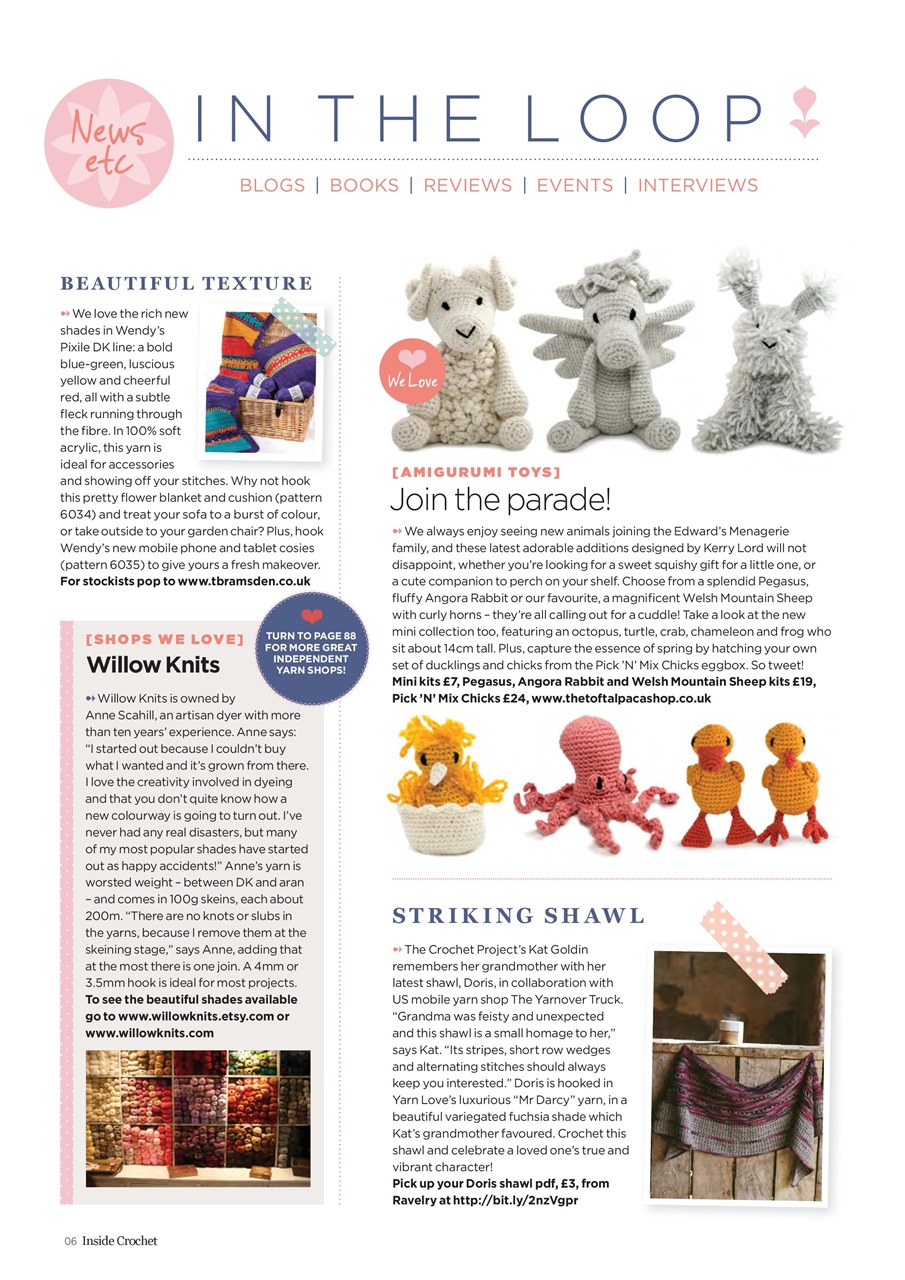 Inside Crochet Preview Pages