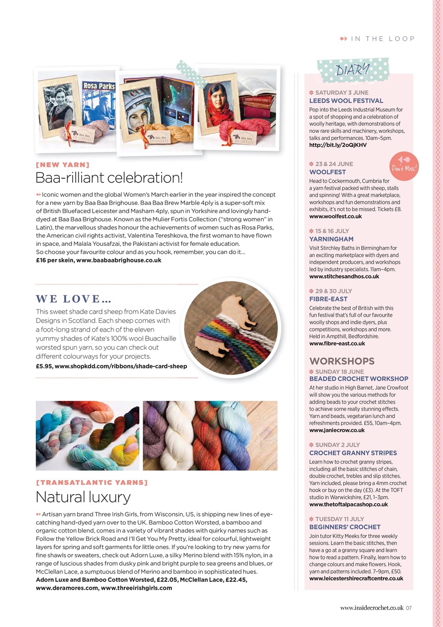 Inside Crochet Preview Pages