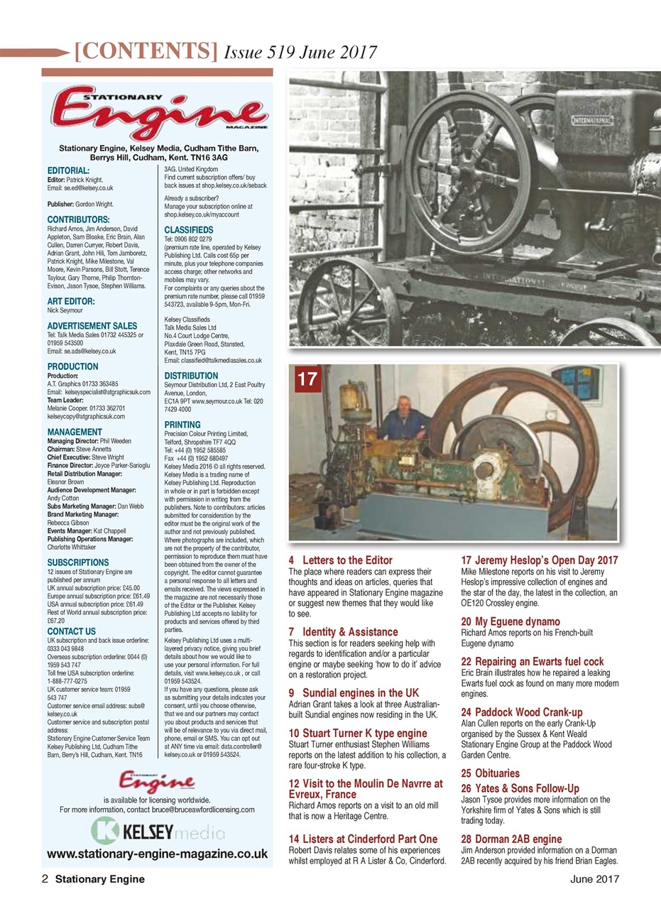 Stationary Engine Preview Pages