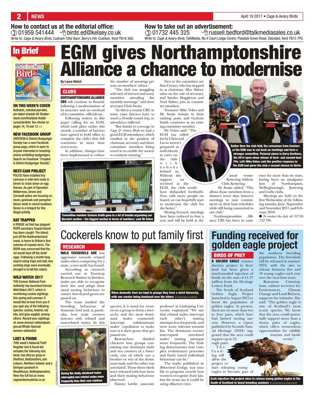 Cage & Aviary Birds Preview Pages