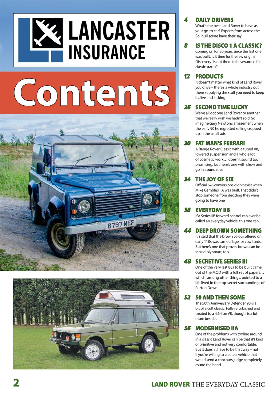 Overlander 4X4 Preview Pages