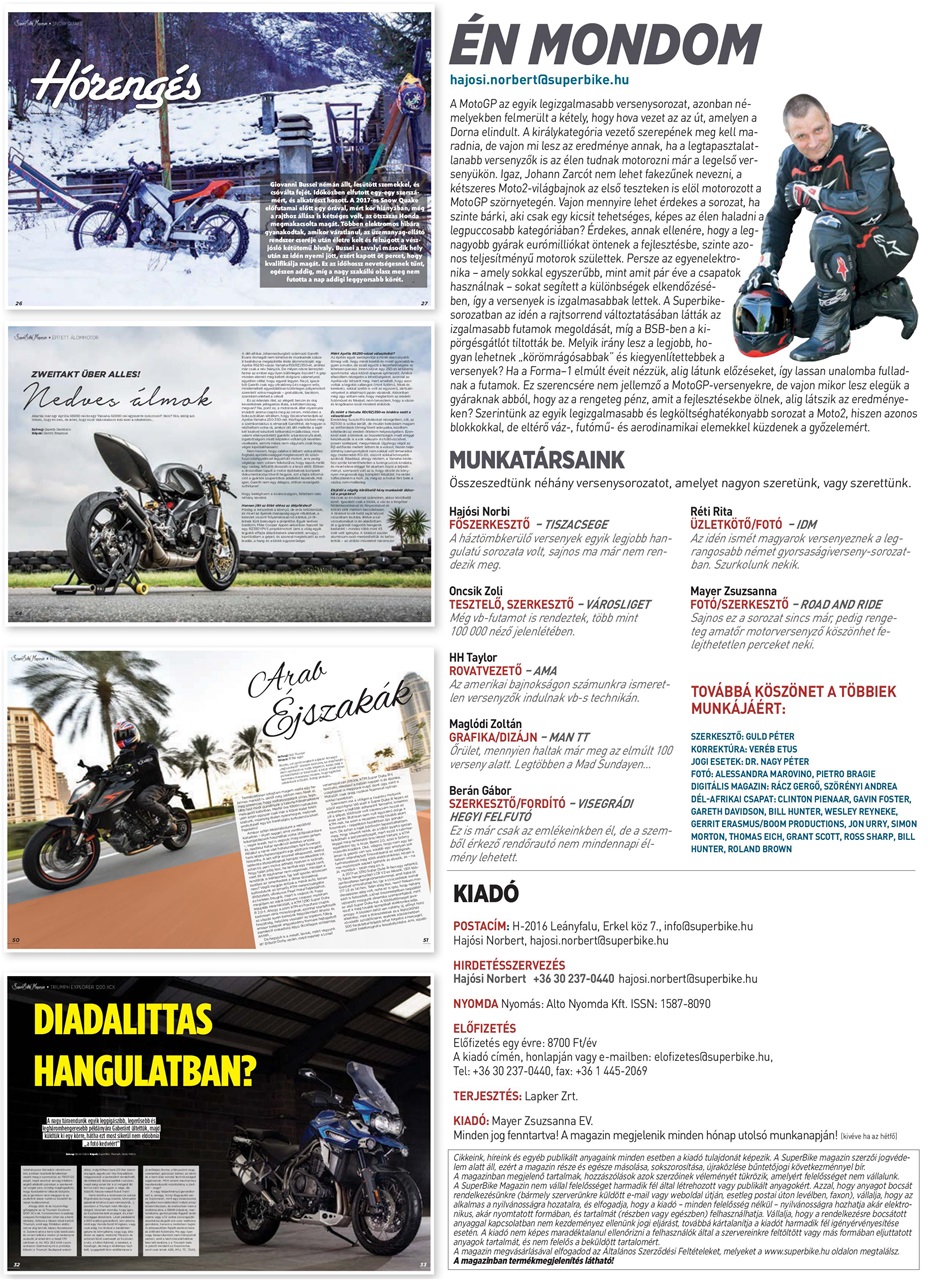 SuperBike Hungary Preview Pages