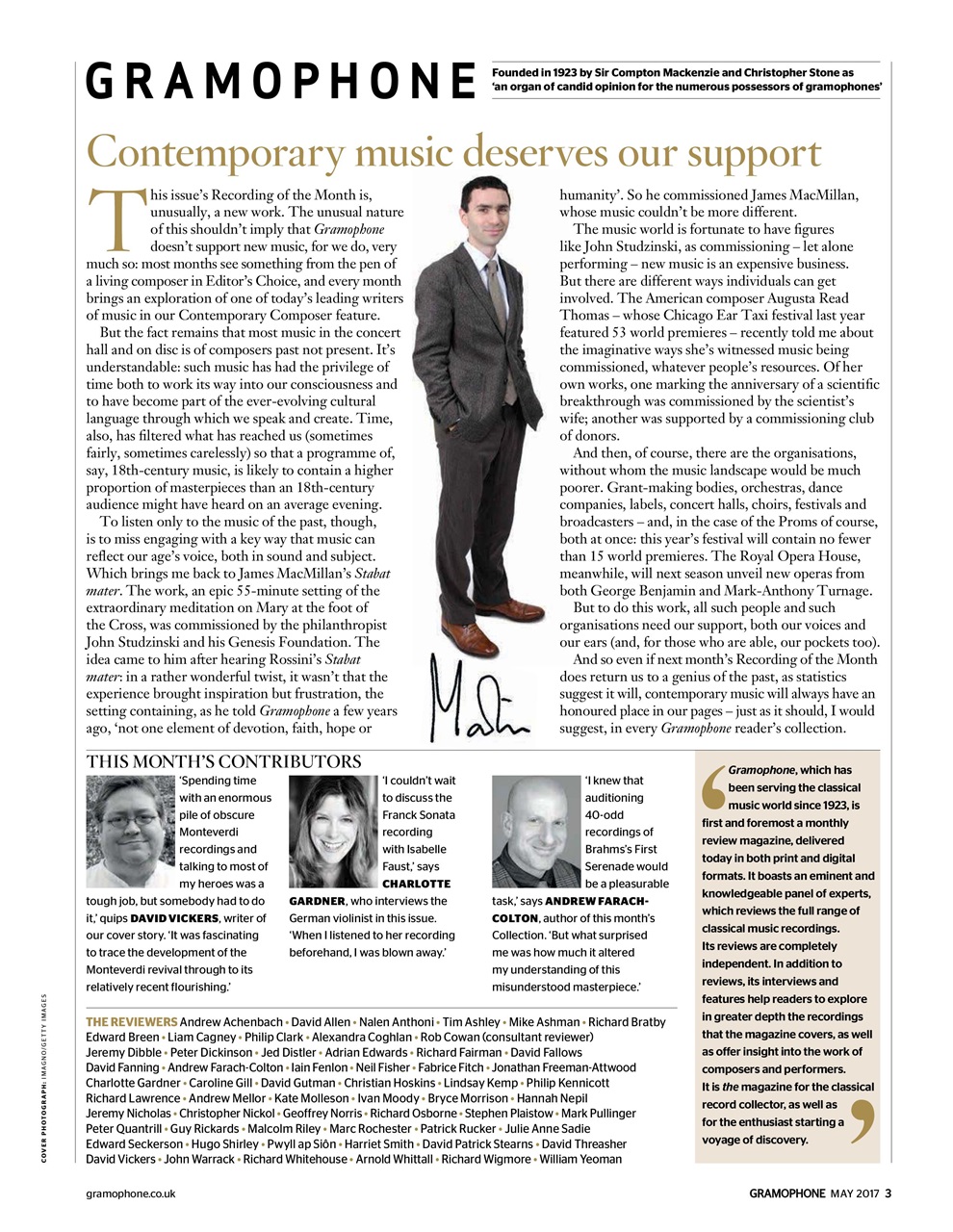 Gramophone Preview Pages