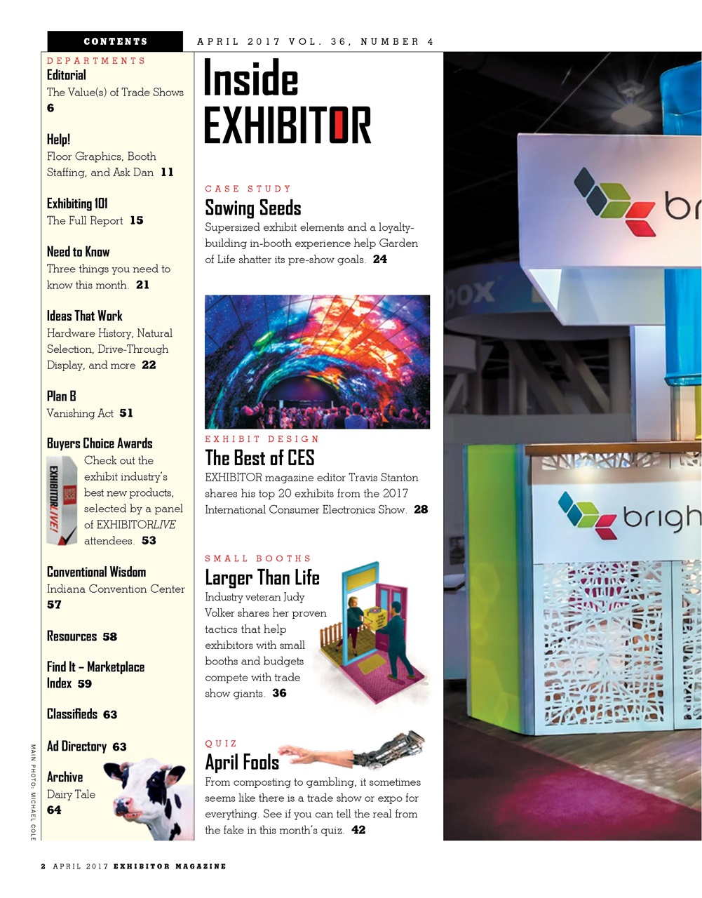 EXHIBITOR Magazine Preview Pages