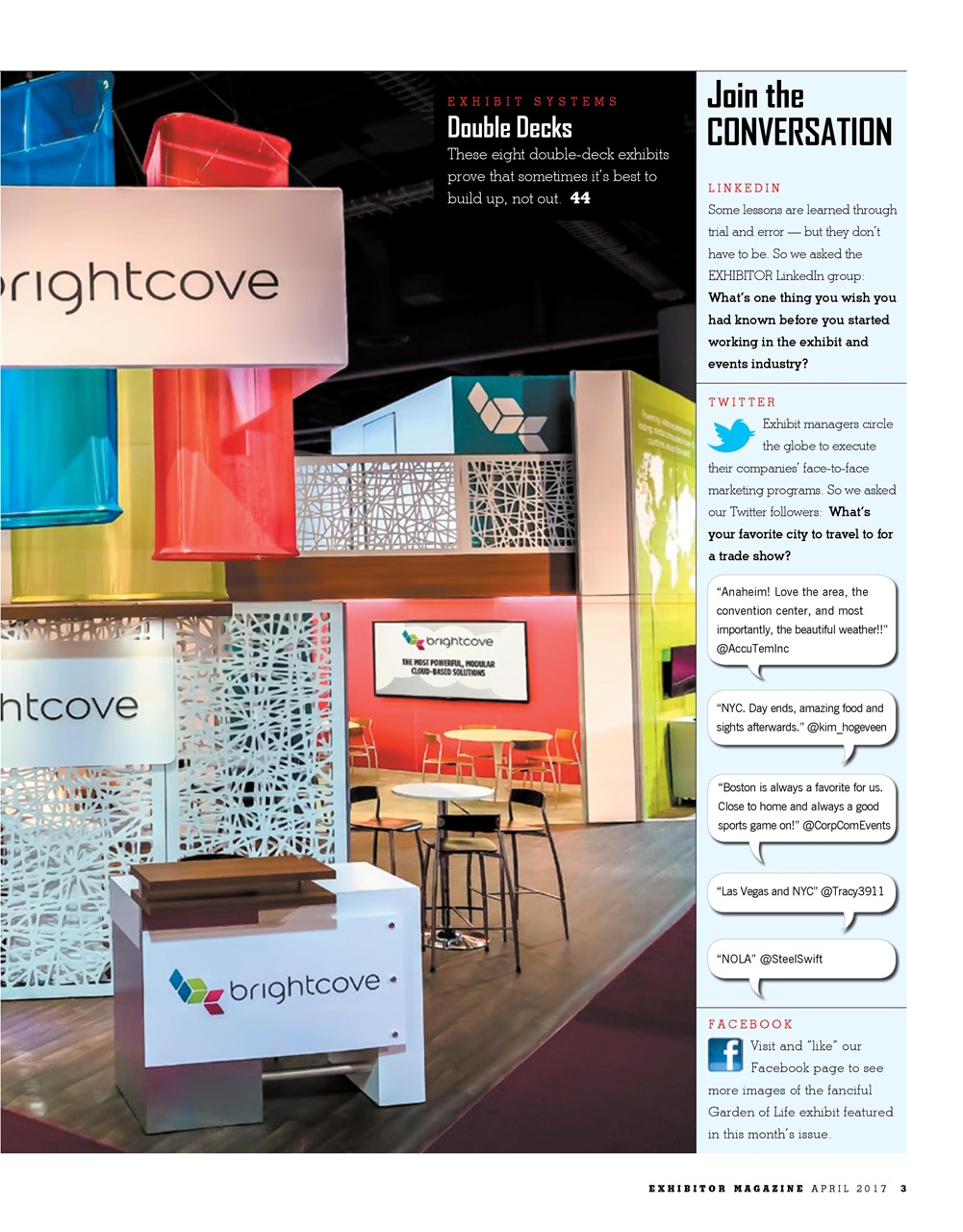 EXHIBITOR Magazine Preview Pages