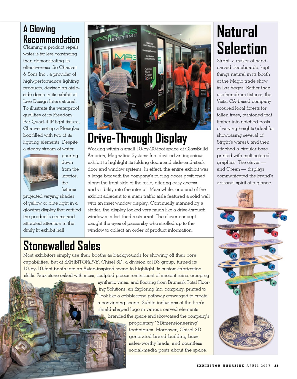 EXHIBITOR Magazine Preview Pages