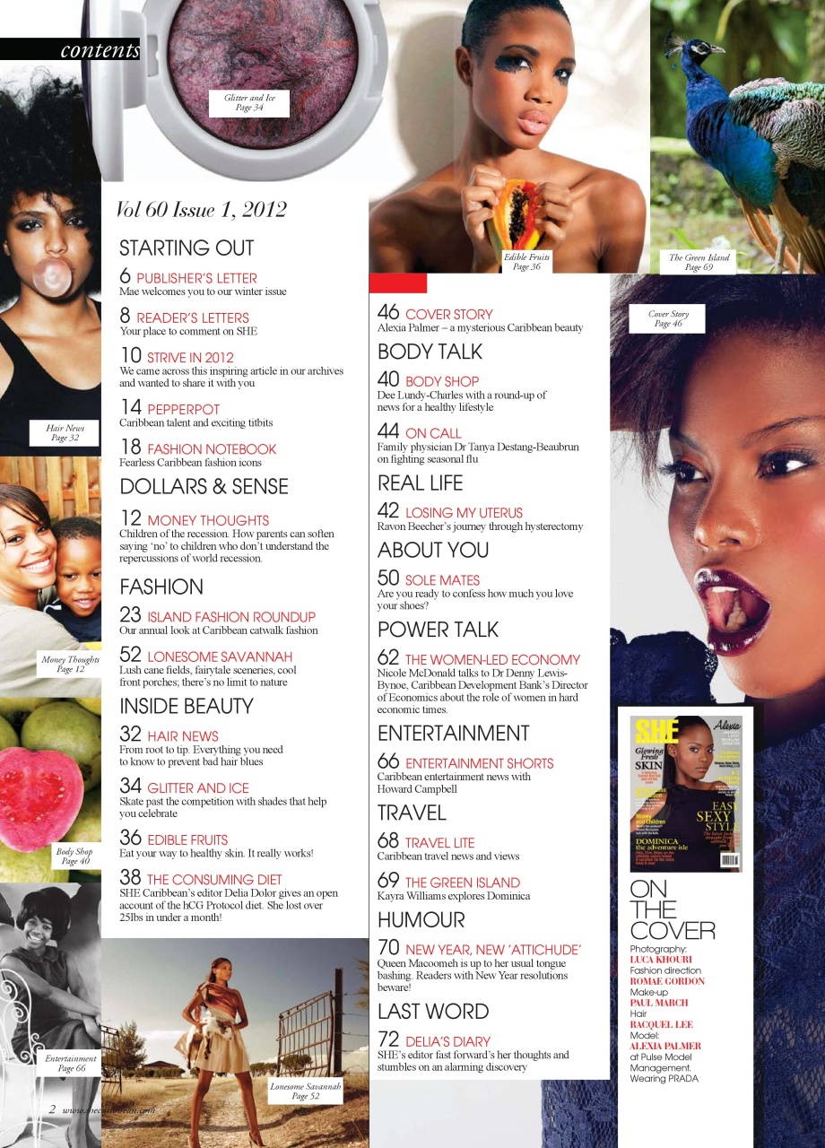 She Caribbean Preview Pages