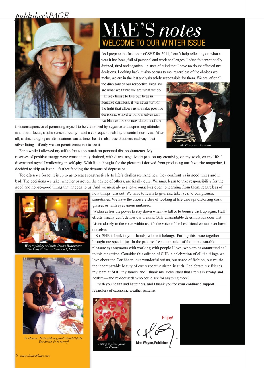 She Caribbean Preview Pages