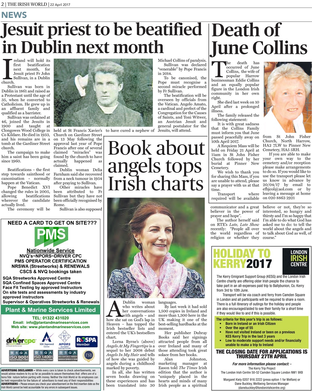 Irish World Preview Pages