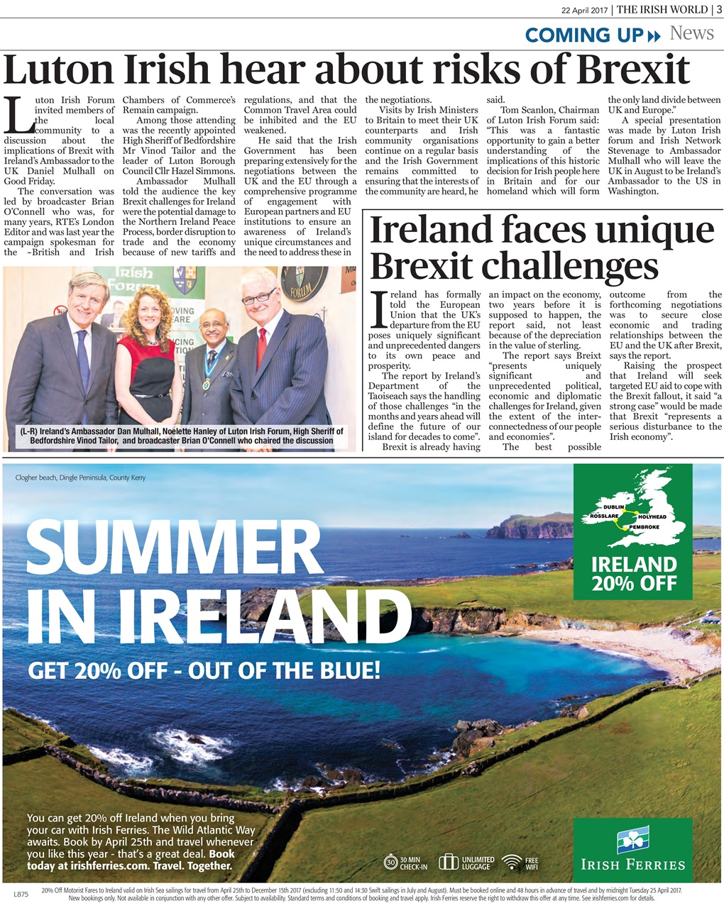 Irish World Preview Pages